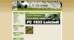Desktop Screenshot of fc1933leistadt.de